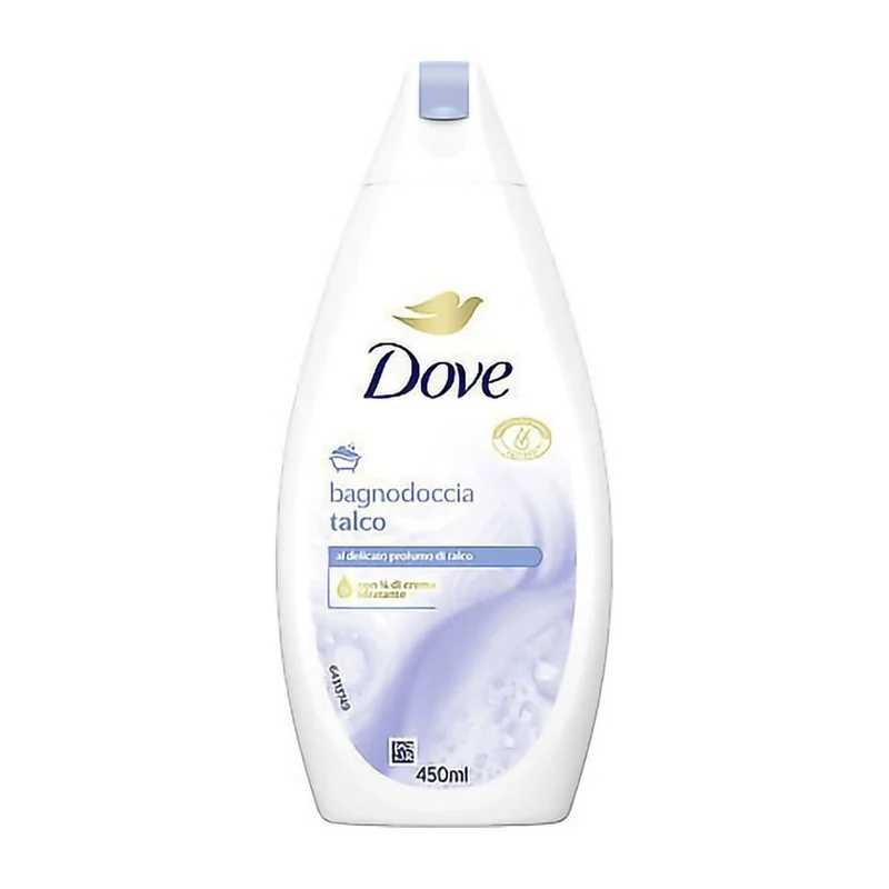 Dove Bagnodoccia Idratante Talco 450 ml — Bagnoschiuma