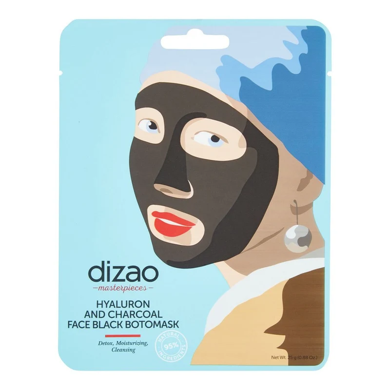 Dizao Hyaluron And Charcoal Face Black Botomask 25 g 1 pezzo — Maschera Viso
