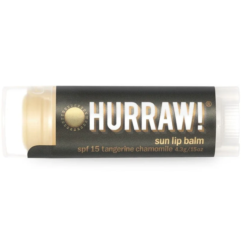 Hurraw Lip Balm - Spf 15+ Tangerine Chamomile Vanilla