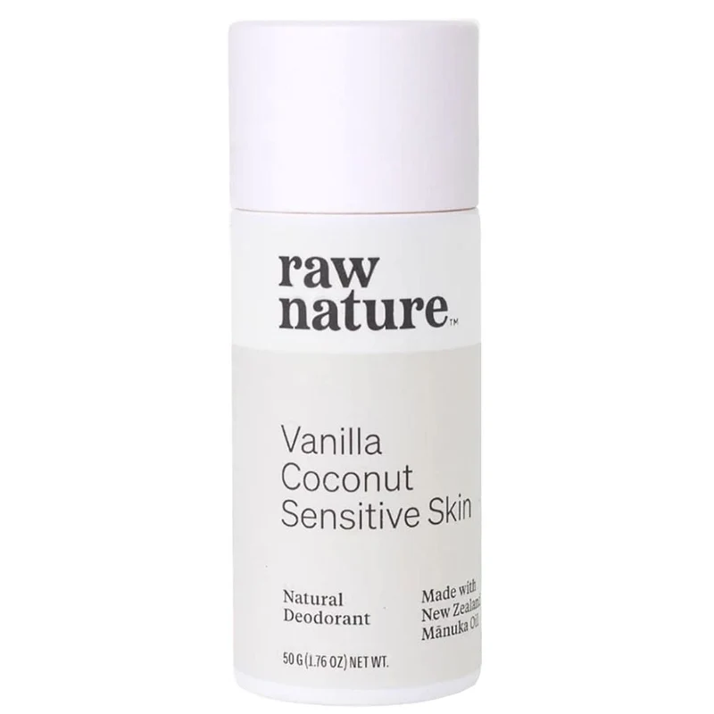 Raw Nature Deodorant Stick 50g - Vanilla & Coconut Sensitive Skin