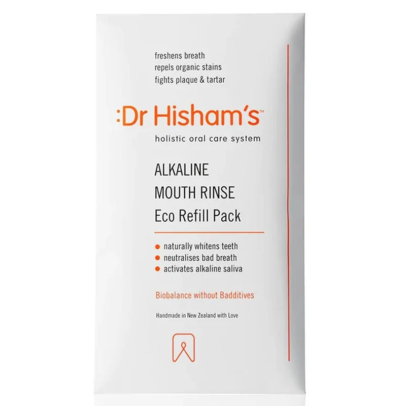 Dr Hisham's Alkaline Mouth Rinse Super Concentrate ECO Refill - Makes 400ml
