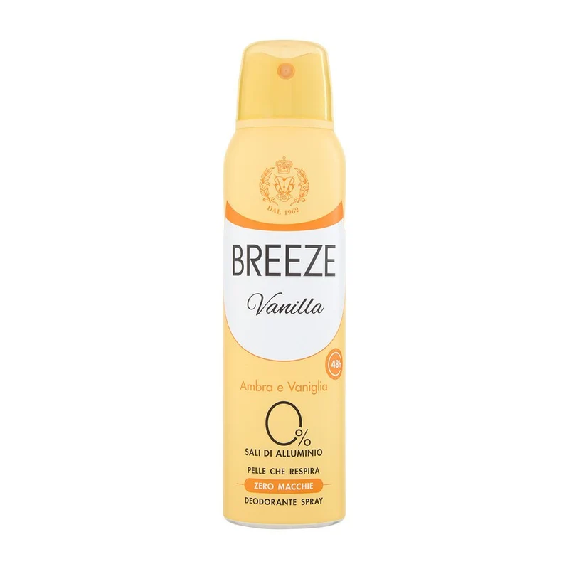 Breeze Deodorante Spray Vanilla Ambra E Vaniglia 150 ml — Deodorante