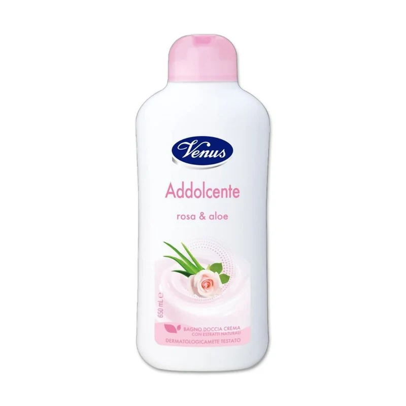 Venus Bagno Doccia Addolcente Rosa E Aloe 650 ml — Gel doccia
