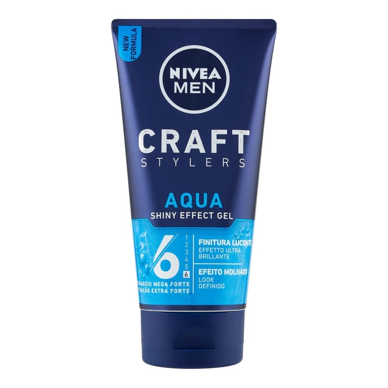 Nivea Men Craft Stylers Aqua Shiny Effect Gel Per Capelli 150 ml — Gel per capelli