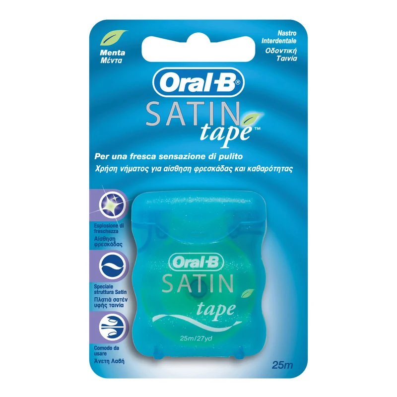 SATIN TAPE MENTA 25MT ORAL-B