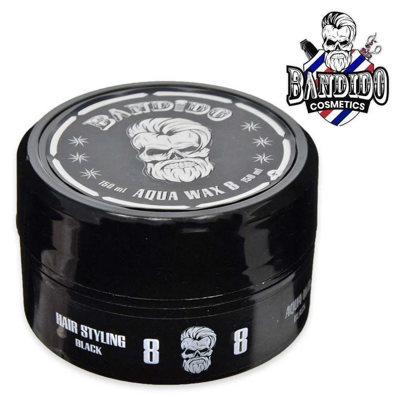OneBioShop Bandido Aqua Wax 8 Black 150 ml — Cera capelli