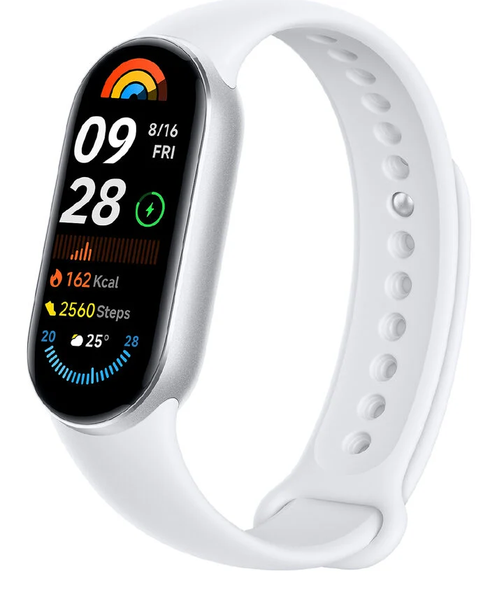Xiaomi Smart Band 9 Braccialetto per rilevamento di attività 4,11 cm (1.62") Argento
