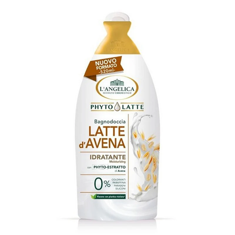 L'Angelica Phytolatte Bagnodoccia Latte D'Avena 520 ml — Bagnoschiuma