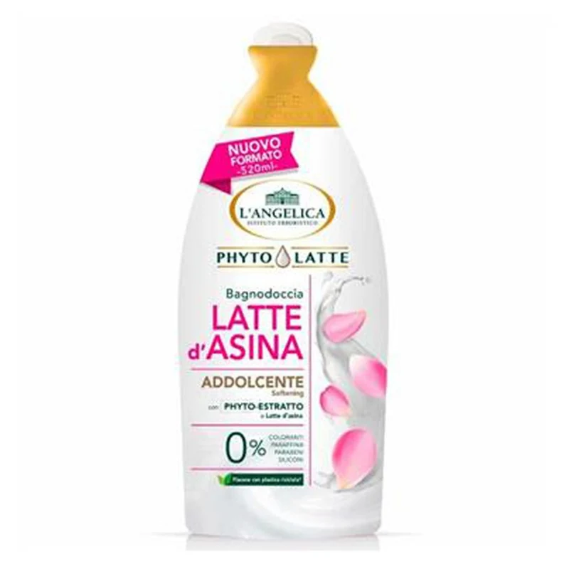 L'Angelica Bagnoschiuma Phyto Latte D'Asina 520 ml — Bagnoschiuma