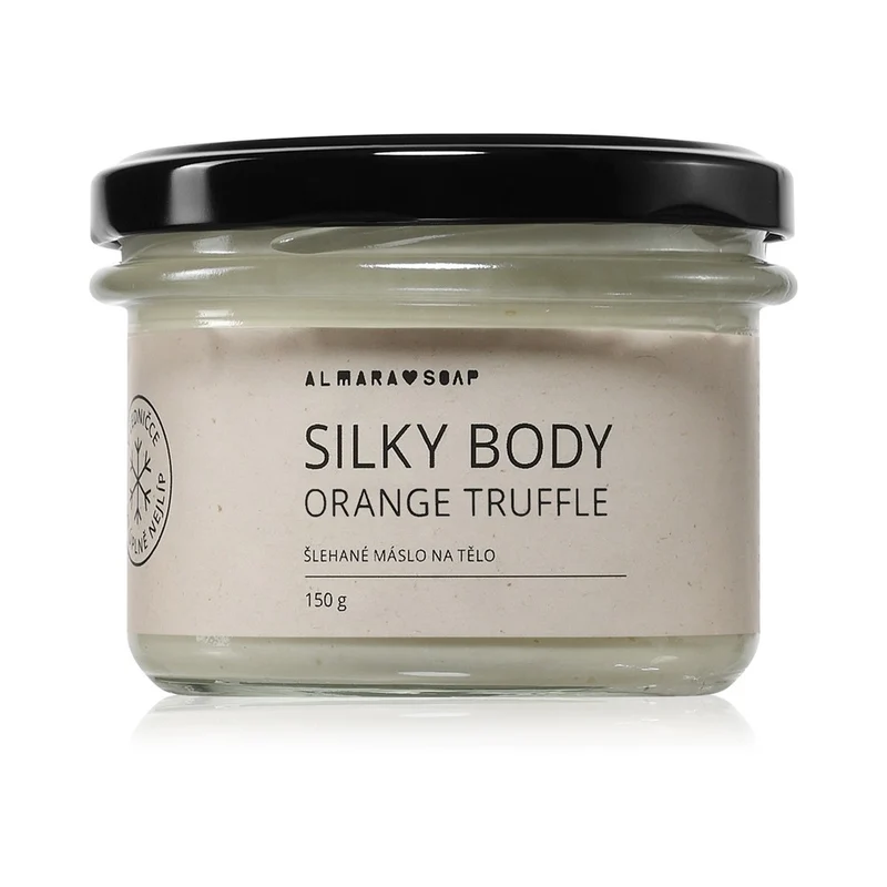 Almara Soap Silky Body Orange Truffle 150 g — Burro Corpo Montato
