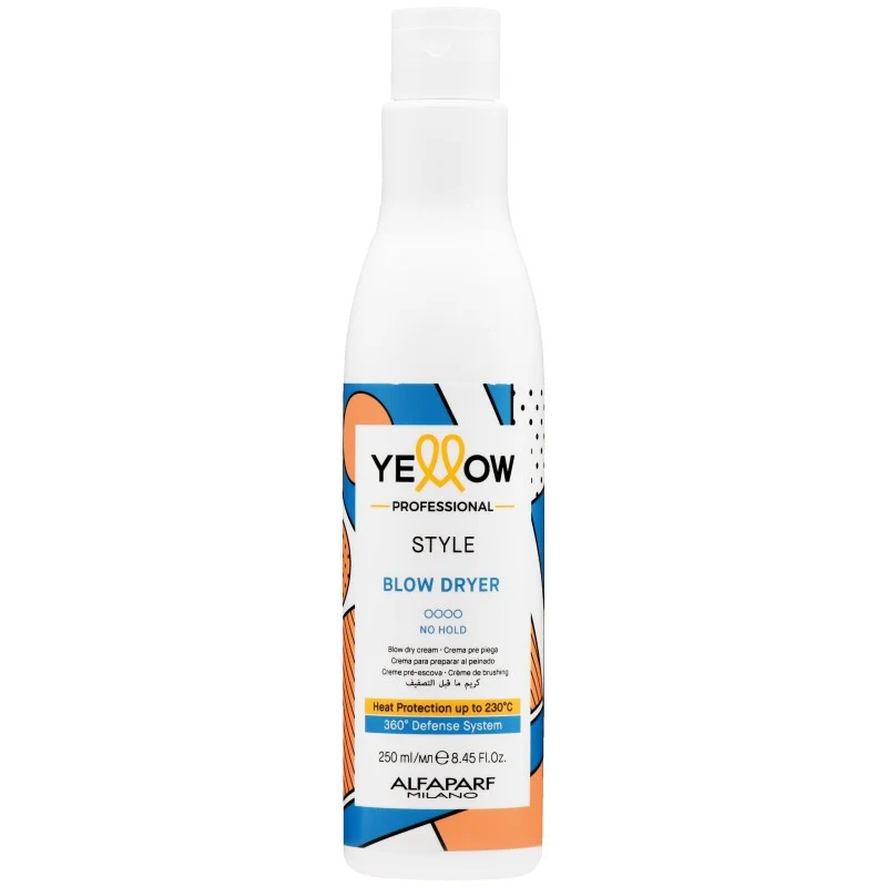 Alfaparf Yellow Style Blow Dryer 250 ml — Crema pre-piega
