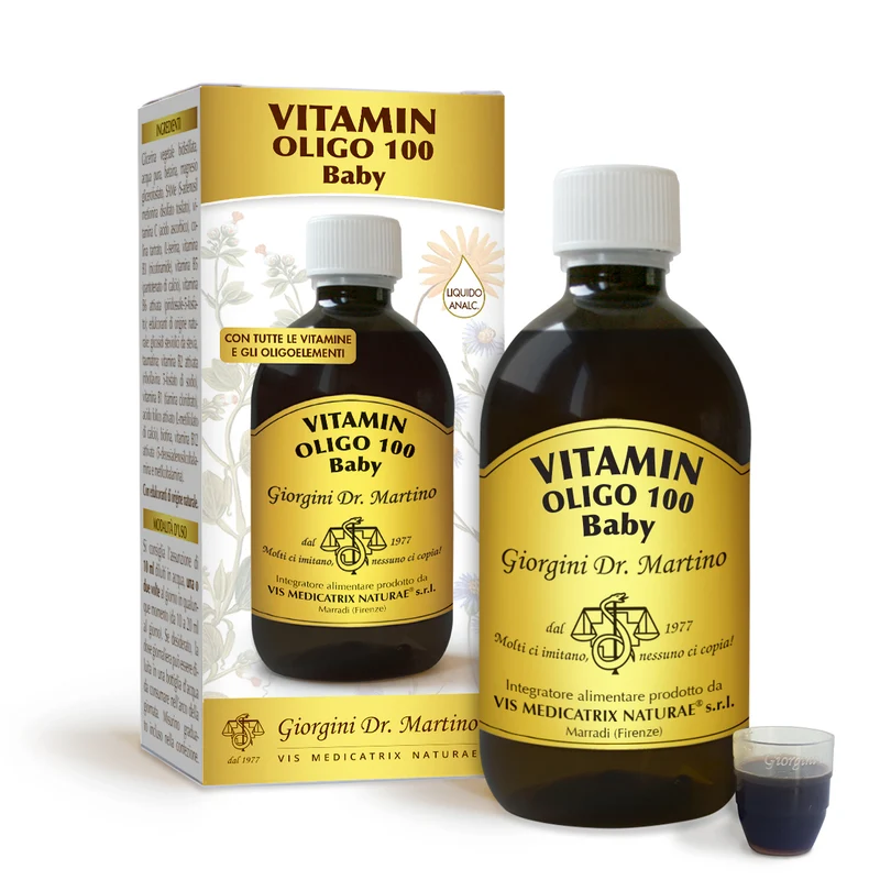 Dr Giorgini Vitamin Oligo 100 Baby Liquido Analcoolico 500 ml — Integratore