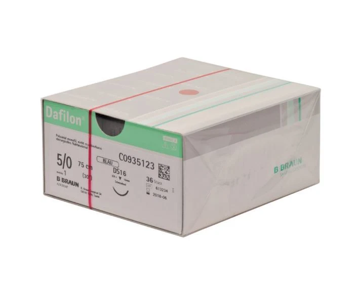 Suture Dafilon 5/0 3/8 C. DS16 36pz Bbraun