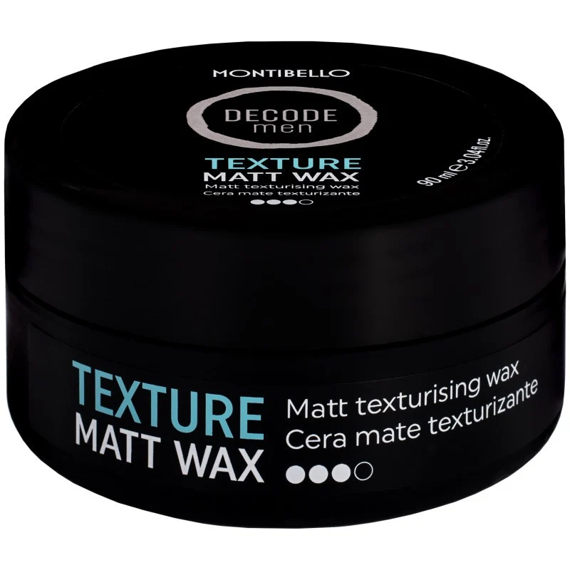 Montibello Decode MEN Cera opaca texturizzante 90 ml — Cera styling capelli