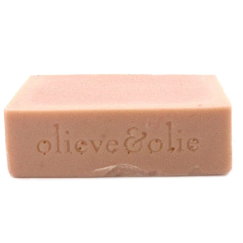 Olieve & Olie Soap Bar 80g - Lavender, Rose Geranium & Pink Clay