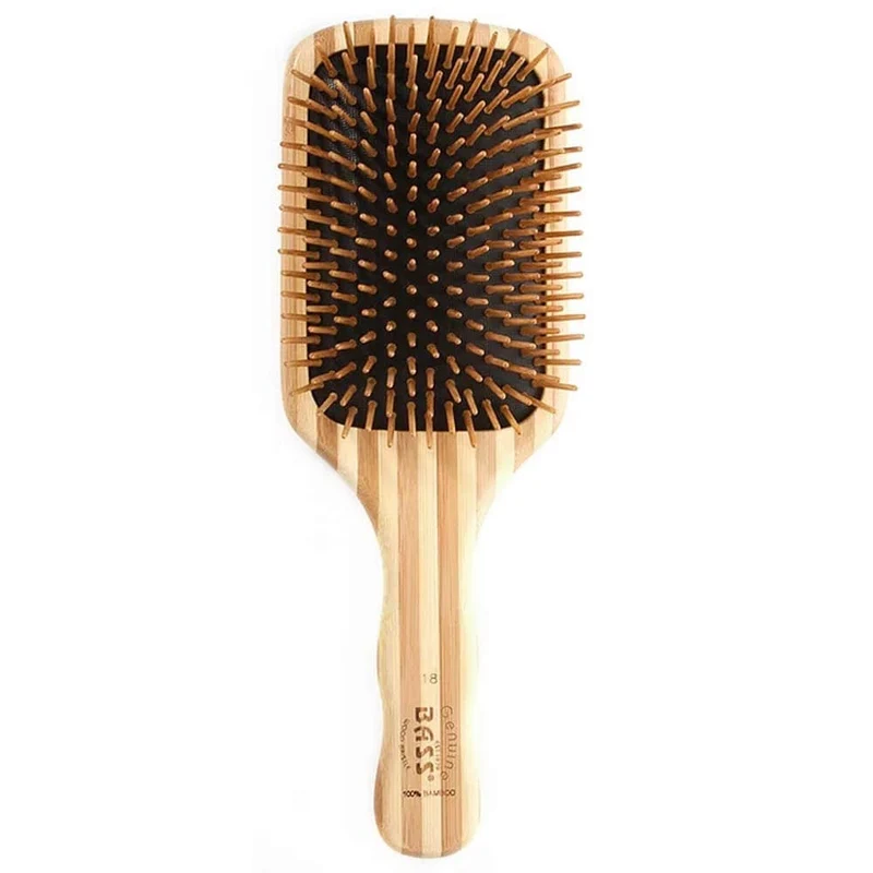 Bass Bamboo Large Hair Brush - Square