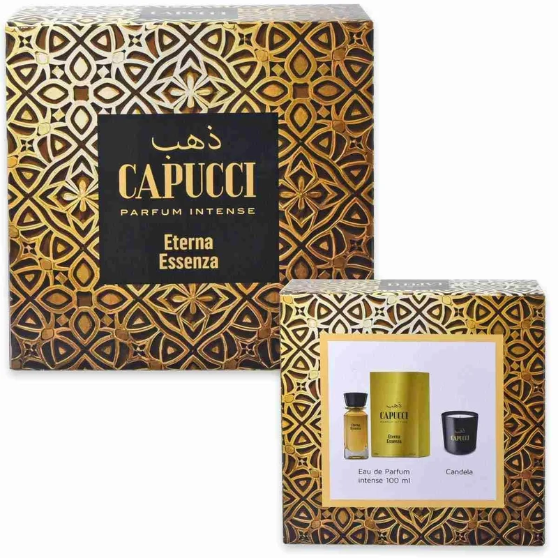 Navigare Capucci Eterna Essenza EDP 100 ml Cofanetto — Cofanetto profumo e candela
