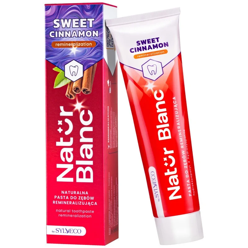 Sylveco Natur Blanc Dentifricio Cannella Dolce 100ml — Dentifricio