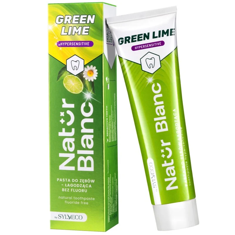 Sylveco Natur Blanc Dentifricio al lime verde 100ml — Dentifricio