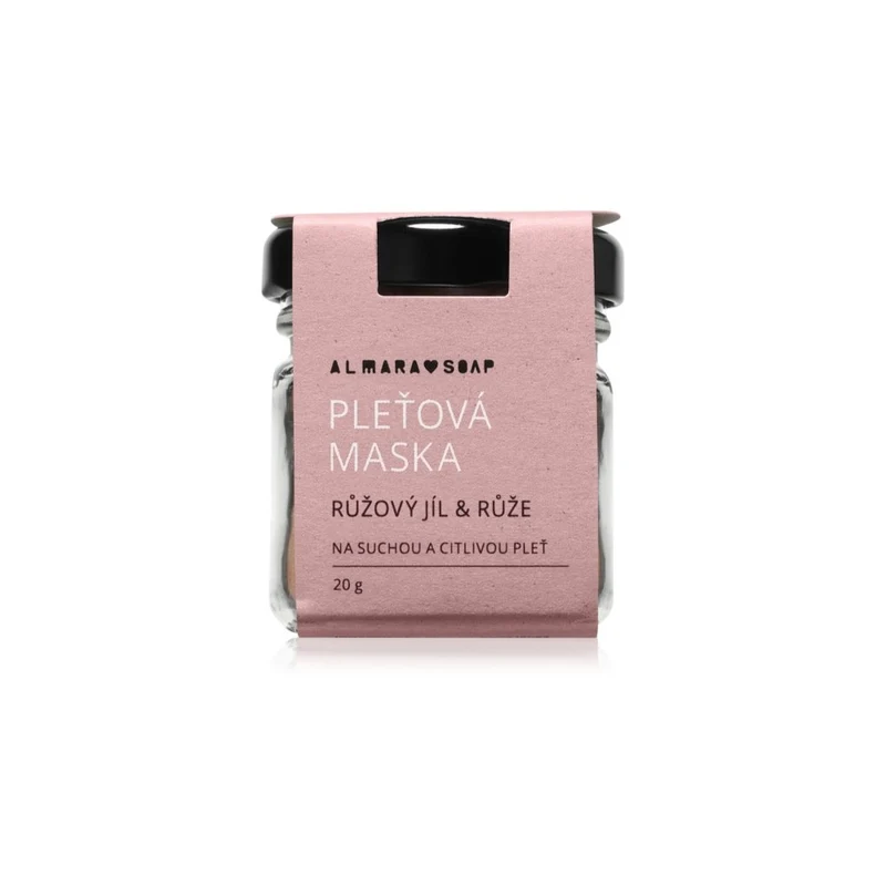 Almara Soap Pink Clay & Rose Maschera Lenitiva Viso 20 g — Maschera Viso