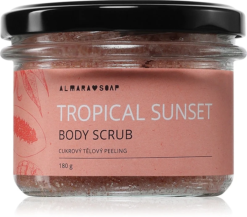 Almara Soap Scrub Corpo allo Zucchero Anticellulite Tropical Sunset 180 g — Scrub Corpo