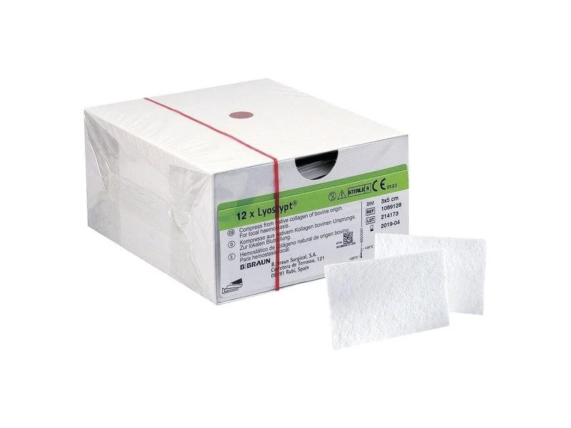 LYOSTYPT COLLAGENE BOVINO 3X5mm BBRAUN