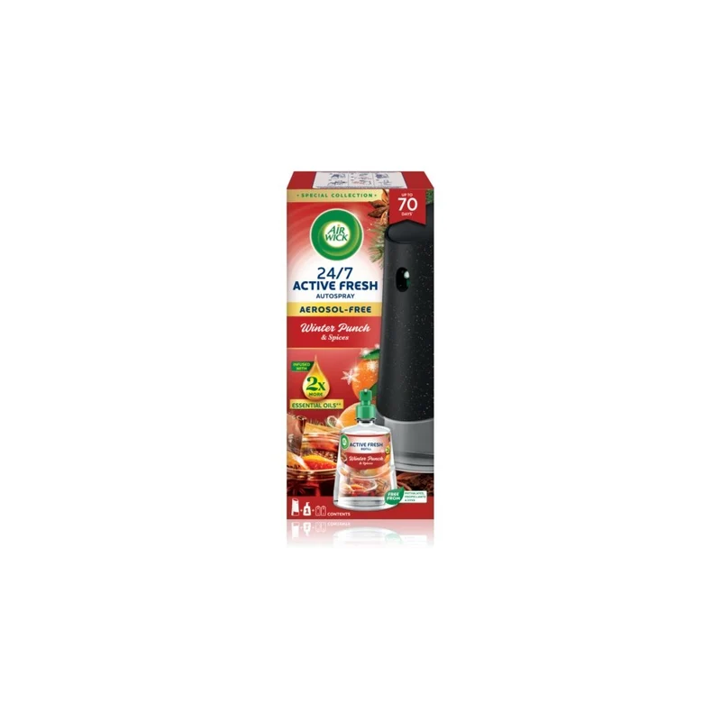Air Wick Active Fresh Family Winter Punch Deodorante Automatico 228 ml — Deodorante