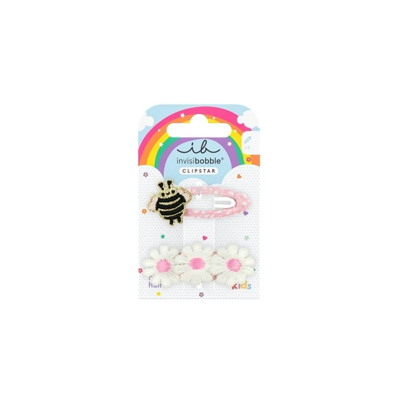 Invisibobble Fermaglio Ape Clip Scatto 2 pezzi — Fermaglio per capelli