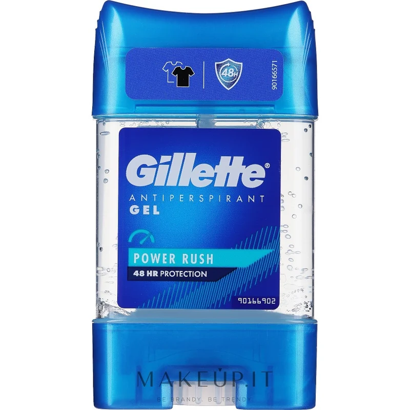 Gillette Gel Antitraspirante Power Rush 70 ml — Deodorante