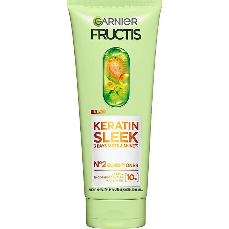 Garnier Balsamo Fructis Keratin Sleek 200 ml — Balsamo capelli