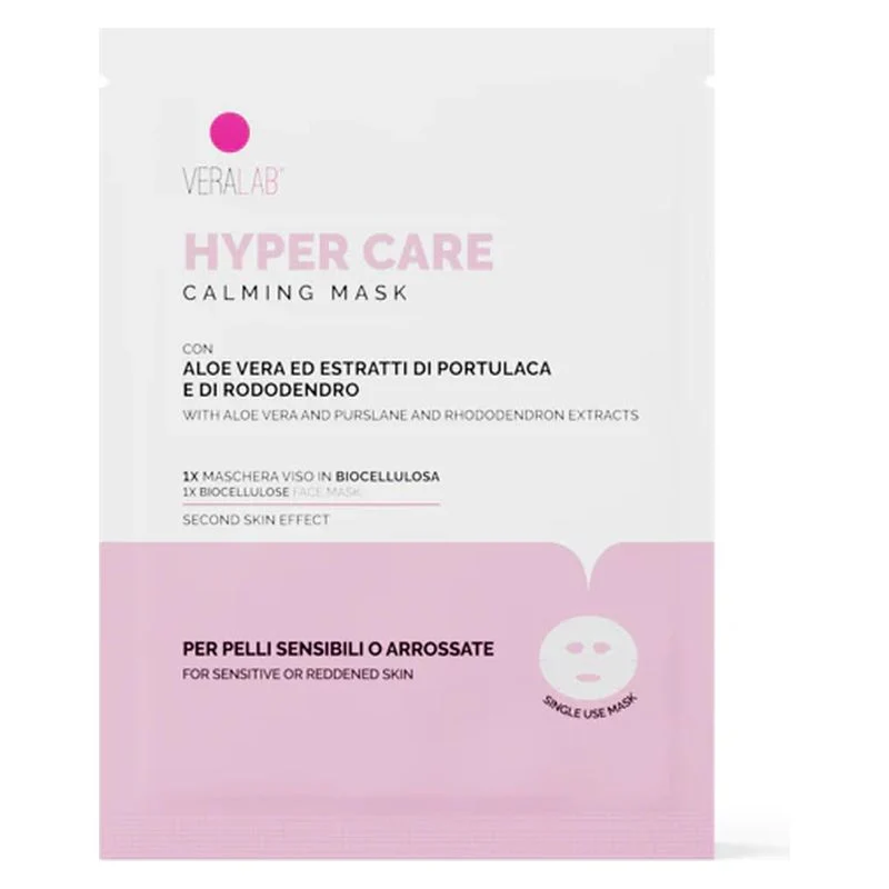 Veralab Hyper Care Mask Maschera Viso In Biocellulosa Lenitiva 15 ml — Maschera viso
