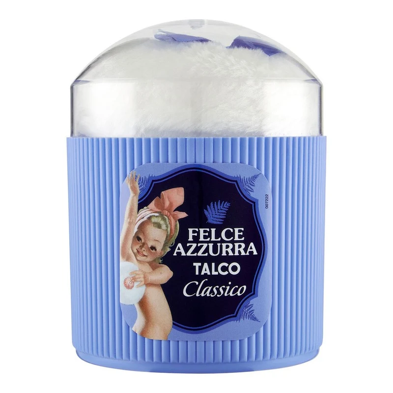 Felce Azzurra Talco Classico Barattolo 250 gr Con Piumino — Talco