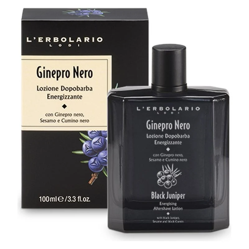 L'erbolario Ginepro Nero Lozione Dopobarba Energizzante 100 ml — Lozione Corpo
