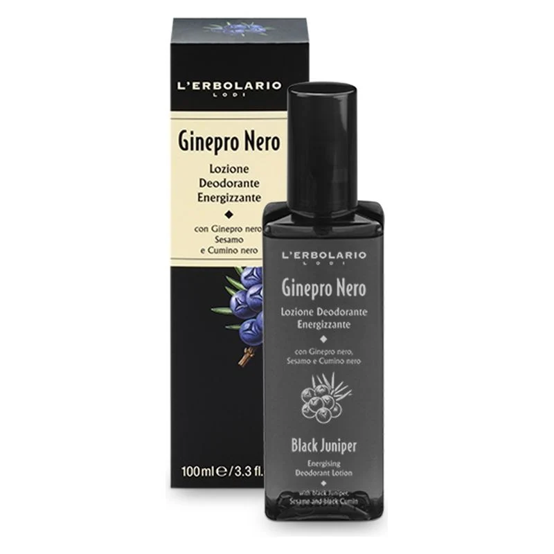 L'erbolario Ginepro Nero Lozione Deodorante Energizzante 100 ml — Deodorante