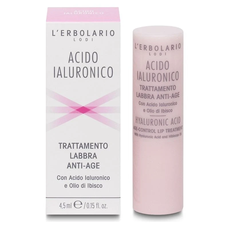 L'Erbolario Acido Ialuronico Trattamento Labbra Anti-Age 4.5 ml — Balsamo Labbra