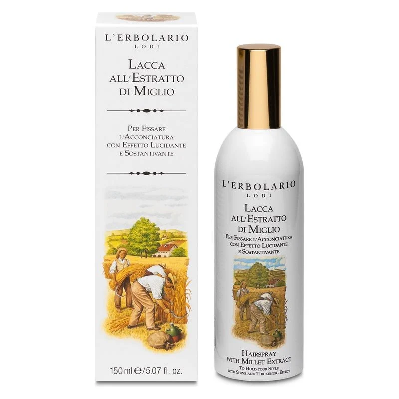 L'Erbolario Lacca All'Estratto Di Miglio 150 ml — Lacca Capelli