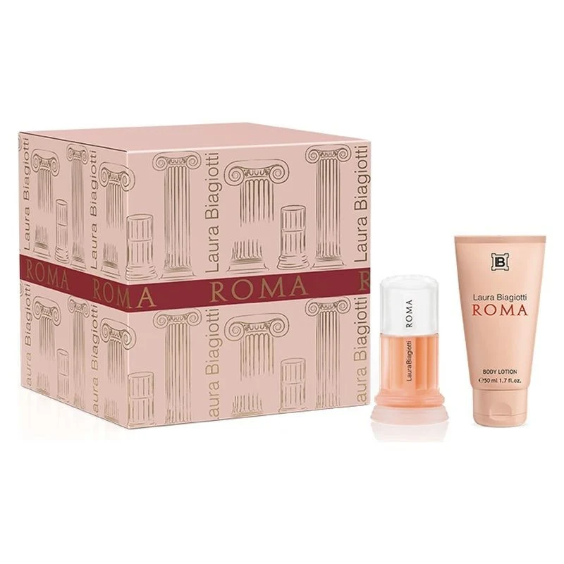 Laura Biagiotti Roma Donna Con Edt 25 ml E Crema Corpo — Set profumo