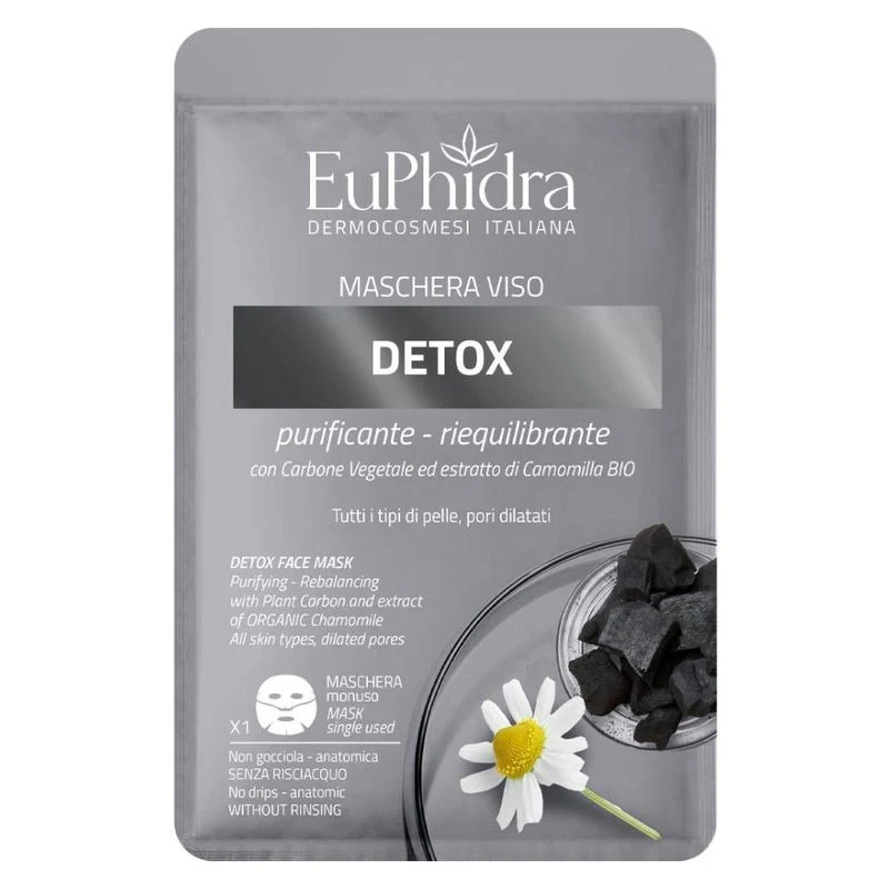 Euphidra Maschera Viso Detox Purificante Riequilibrante — Maschera Viso