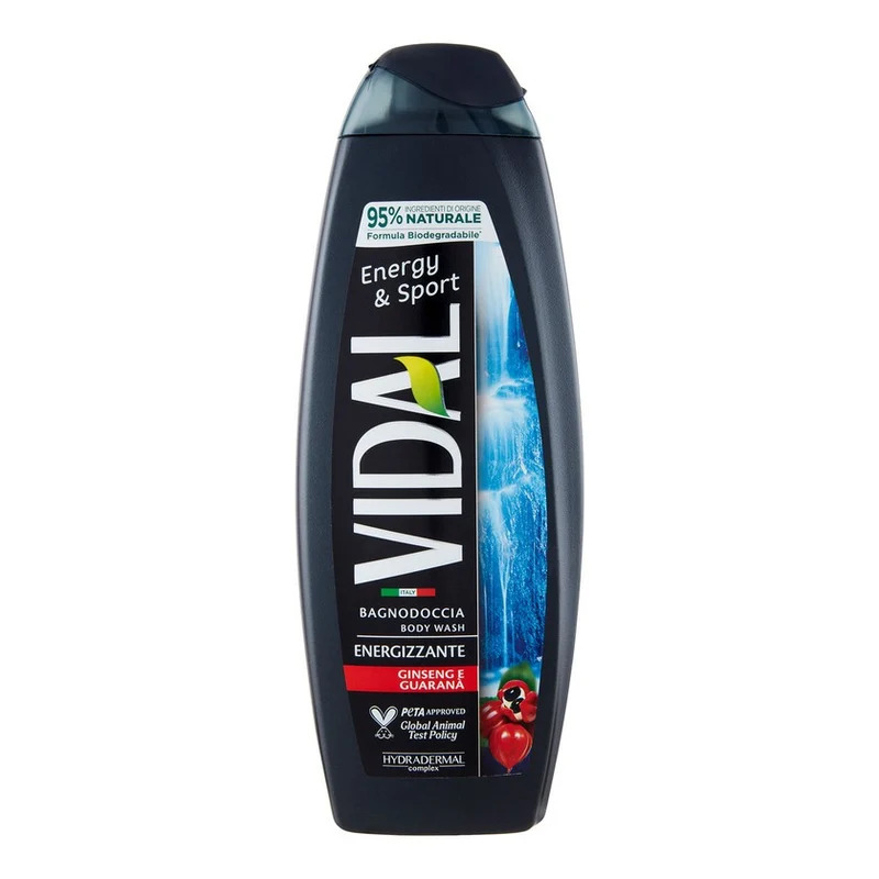 Vidal Bagnodoccia Energia & Sport 500 ml — Bagnoschiuma