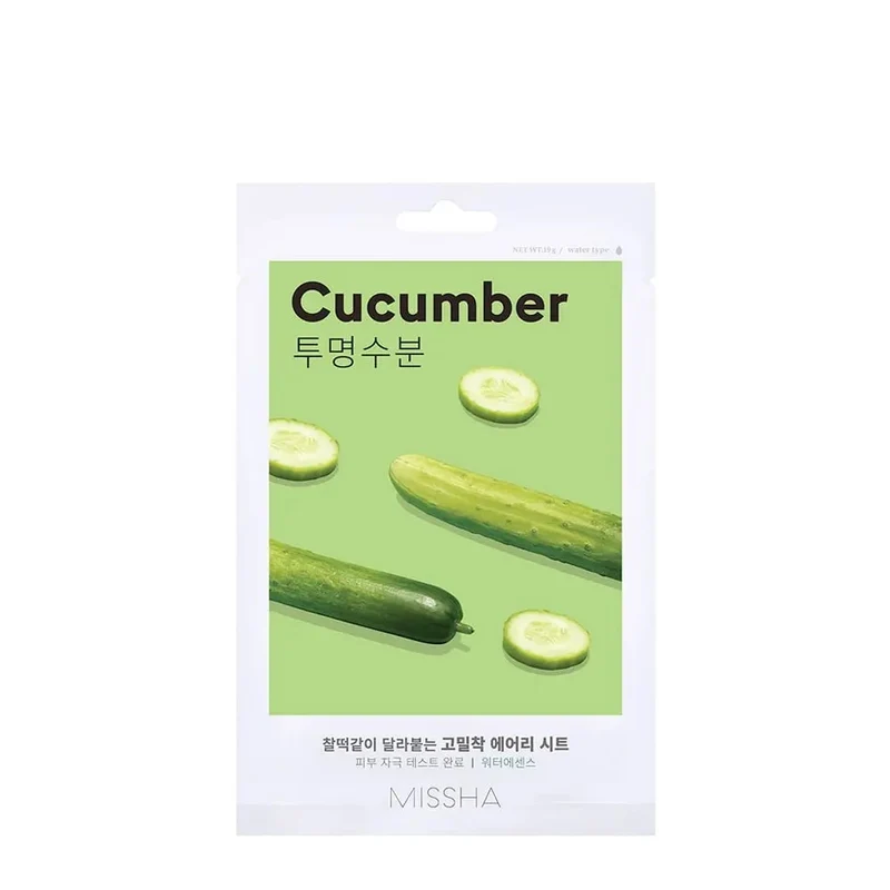 Missha Cucumber Airy Fit — Maschera Viso Tessuto