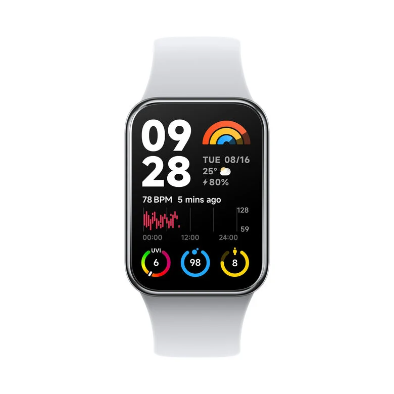 Xiaomi Smart Band 8 Pro AMOLED Braccialetto per rilevamento di attività 4,42 cm (1.74") Grigio chiaro