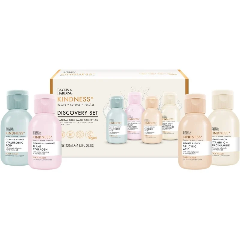Baylis & harding Kindness+ Discovery Set 4 x 100 ml — Set doccia