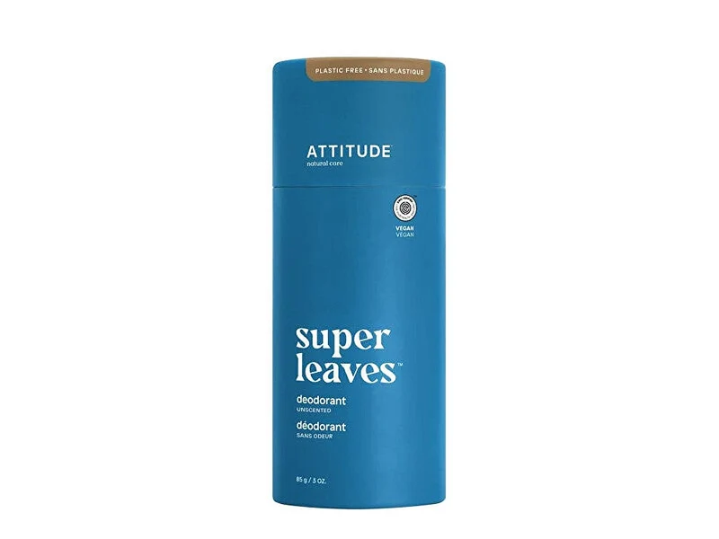 Attitude Super Leaves Senza Profumo 85 g — Deodorante Solido Naturale