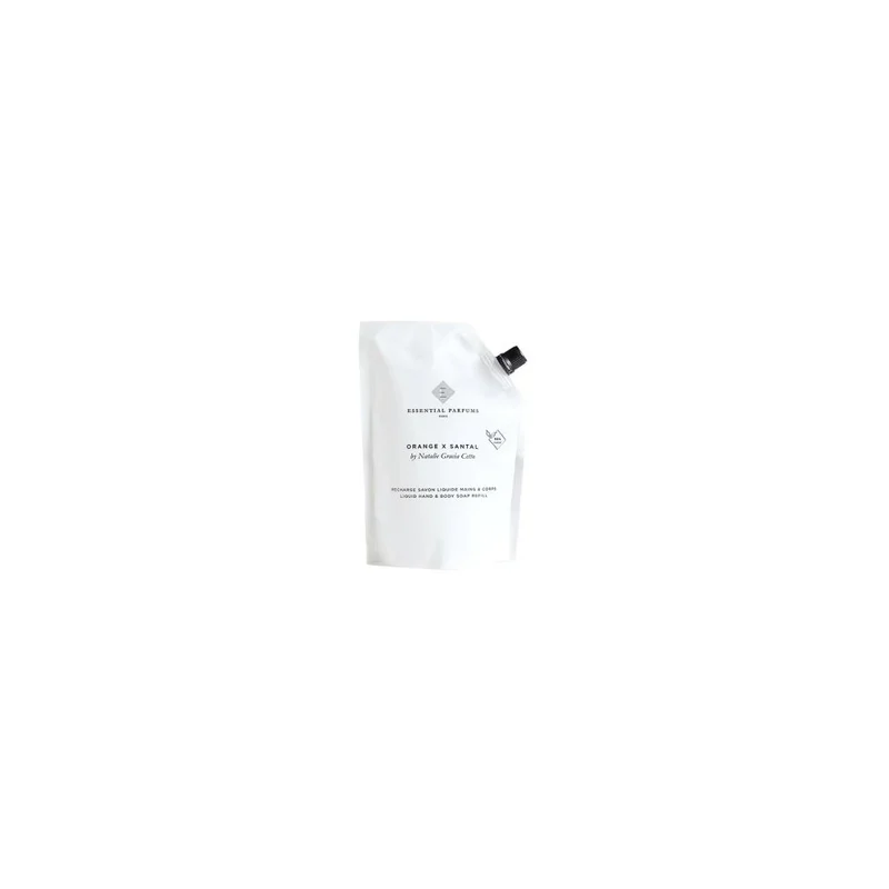 Essential parfums Orange x Santal Sapone Mani & Corpo 500 ml ricarica — Sapone Liquido
