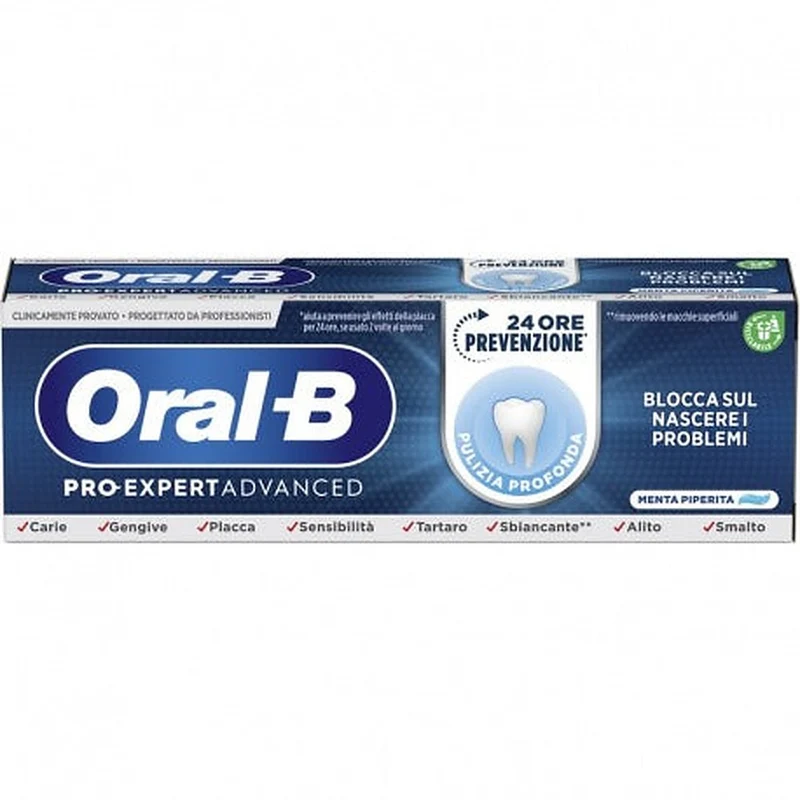 Oral-B Dentifricio Pro-Expert Advanced Menta Piperita 75 ml — Dentifricio