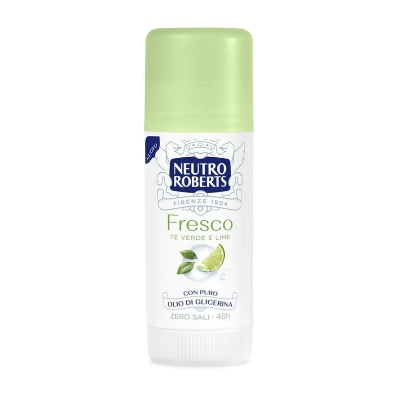 Neutro Roberts Deodorante Fresco Te Verde Lime 40 ml Stick — Deodorante stick