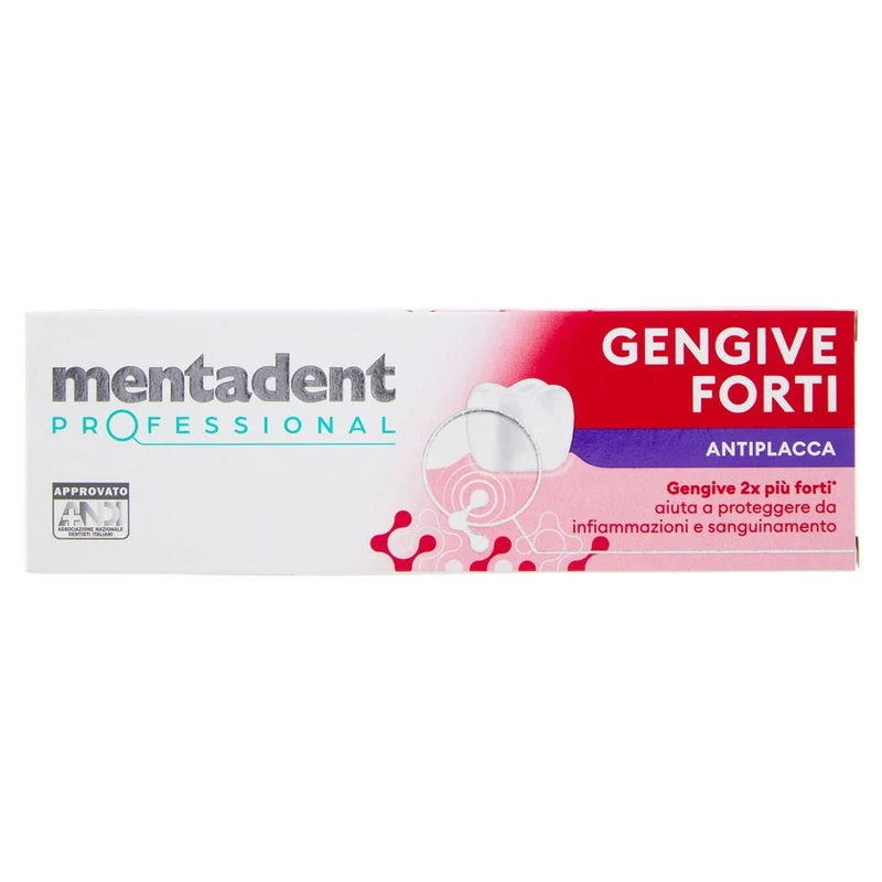 Mentadent Dentifricio Professional Gengive Forti Antiplacca 75 ml — Dentifricio
