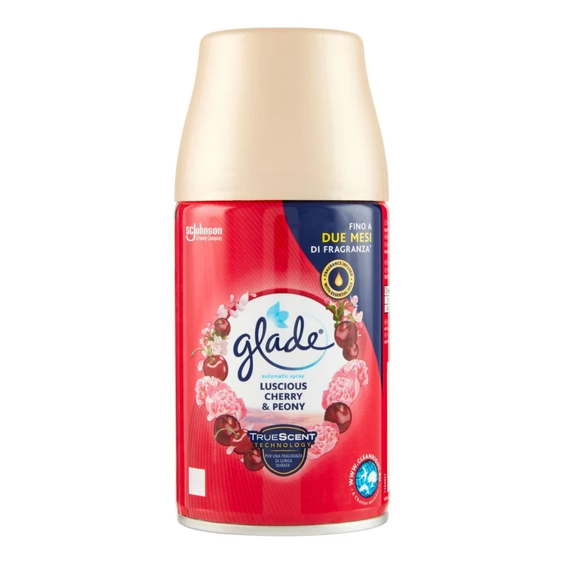 Glade Automatic Spray Ricarica Luscious Cherry & Peony 269 ml — Ricarica diffusore automatico