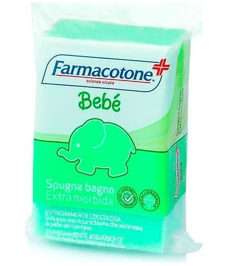 Farmacotone Bebe Spugna Bagno Extra Morbida 184 — Spugna da bagno
