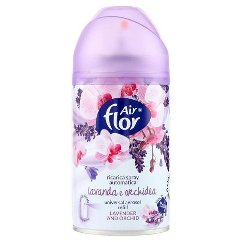 Air Flor Ricarica Deodorante per Ambiente 250 ml Lavanda Orchidea — Profumatore per ambienti